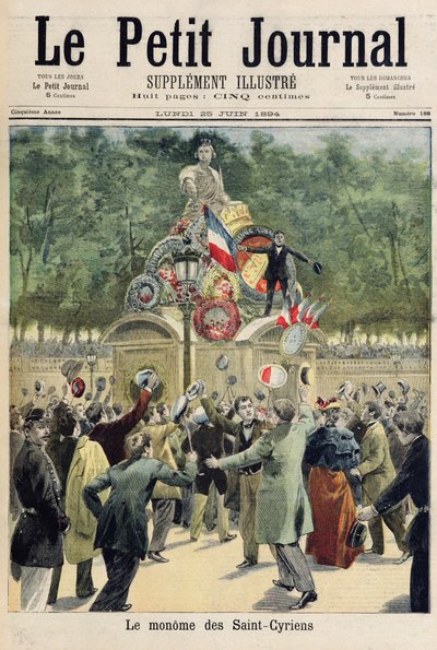 Procession of the Cadets of the Saint-Cyr Academy, Illustration from 